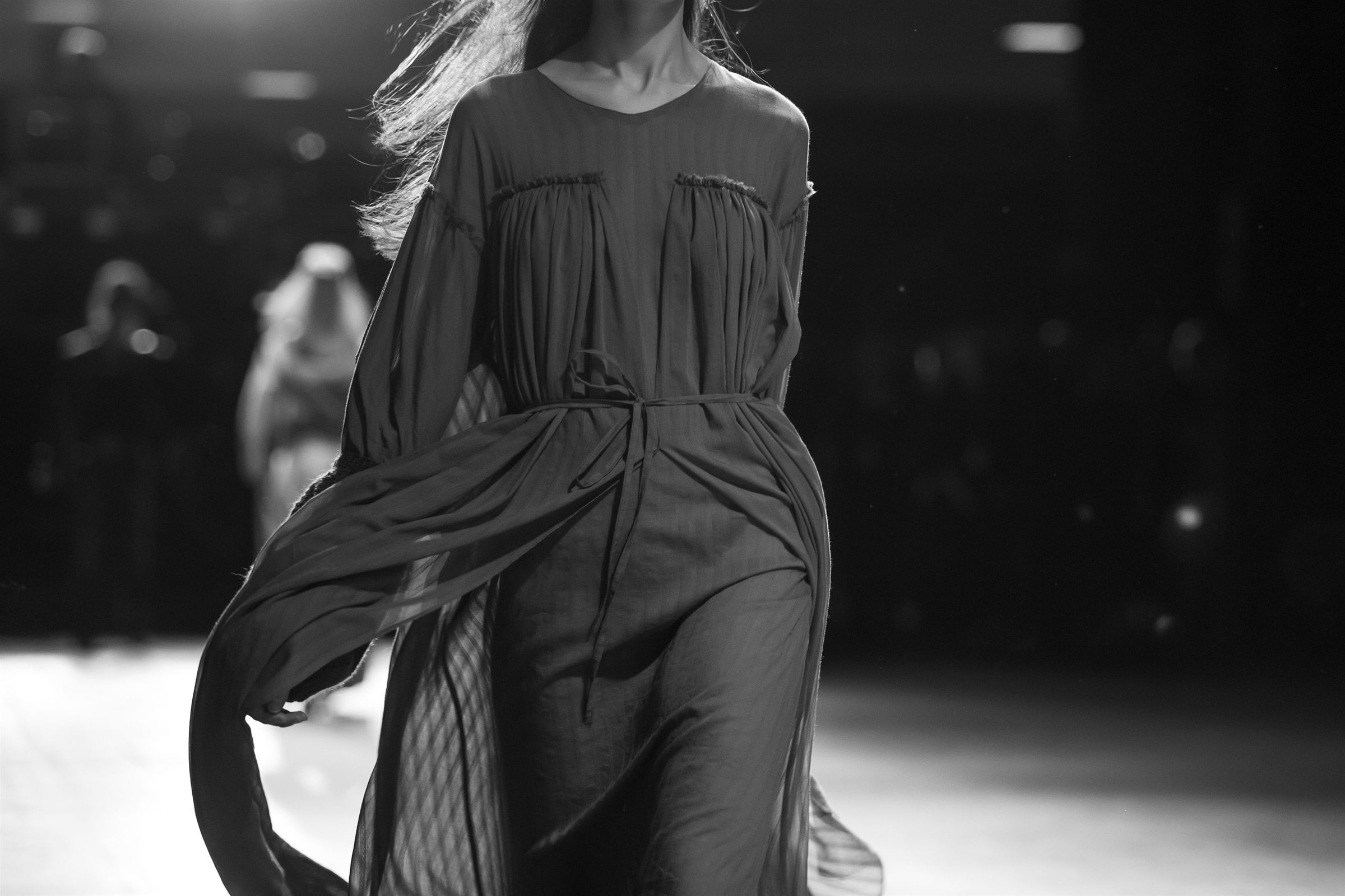 Une silhouette en mouvement